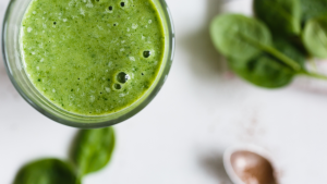 Spinach ,cucumber and mint smoothie