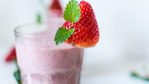 Strawberry and chia smoothie by chef Ankit Gaurav